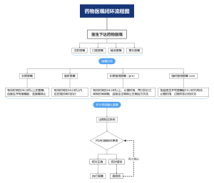 药物医嘱闭环流程图