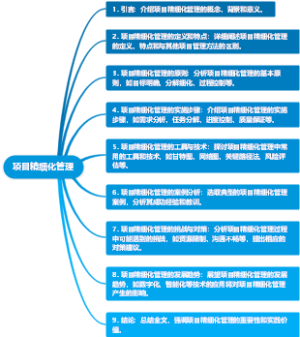 项目精细化管理
