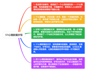 51心理胶囊抄写