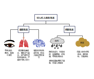 二氧化硫对人体健康的危害