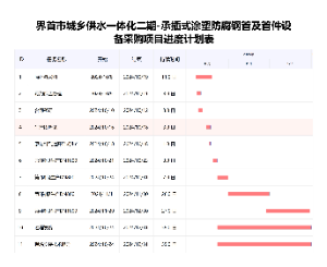 项目时间规划进度工作汇报甘特图