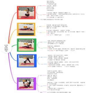 瑜伽-趾尖式鱼式、炮弹式、海豚式、弓式