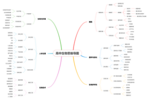 高中生物思维导图