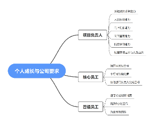 个人成长与公司要求