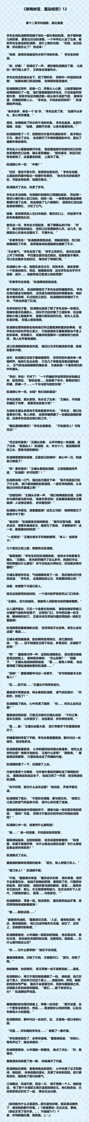《寒梅映雪，墨染相思》12