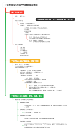 只有中国特色社会主义才能发展中国