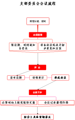 支部委员会会议流程