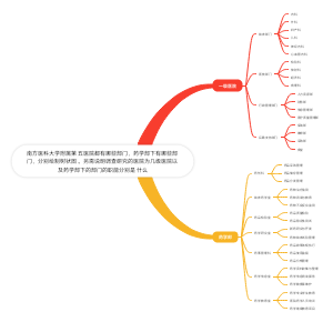 南方医科大学附属第五医院组织结构图