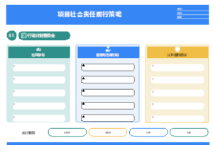 项目社会责任履行策略框架模板