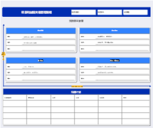 项目干系人管理策略框架模板
