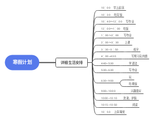 寒假计划