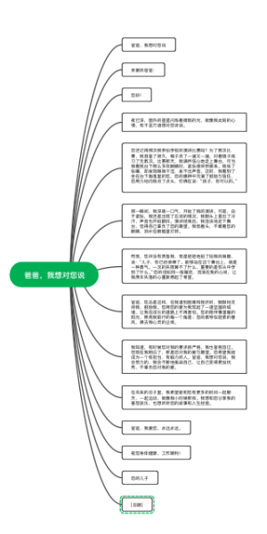 爸爸，我想对您说