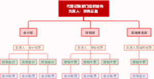 代理记账部门组织结构
