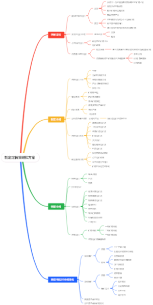 制定定价策略和方案