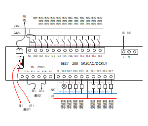 西门子 SR20物理框架接线图