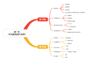 空乘第一年课程（专业基础能力培养）