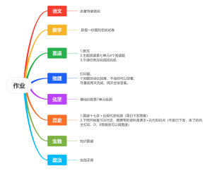 初中学生作业单