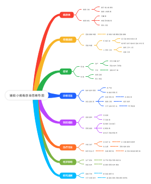 猪细小病毒感染思维导图