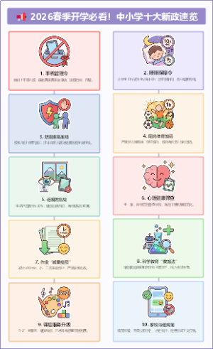 春季学期十大新政速览