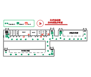 2楼安全疏散示意图