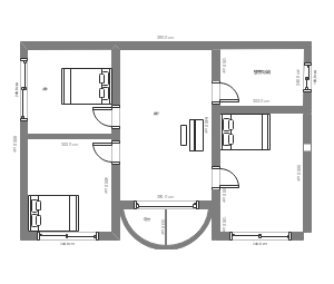 二楼房间布局图