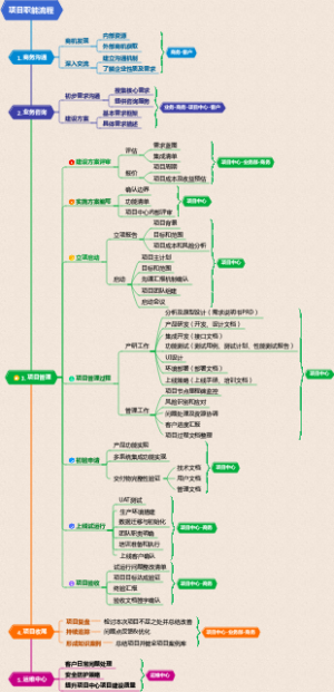 项目职能流程