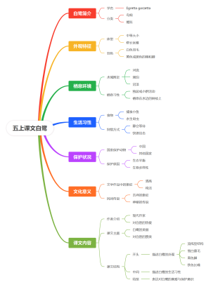 五上课文白鹭