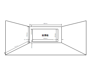 背景墙平面图