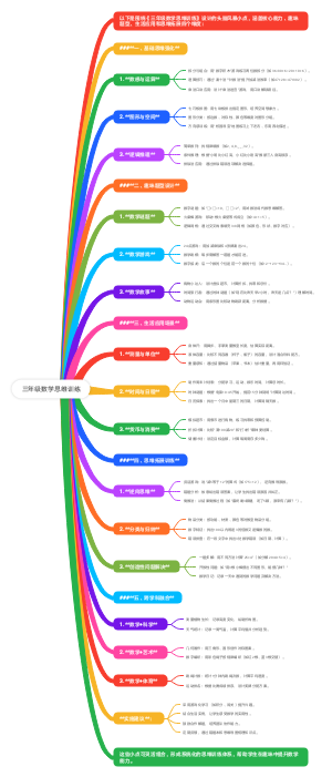 三年级数学思维训练