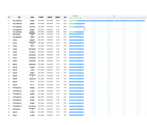三里屯文荟商综项目进度甘特图