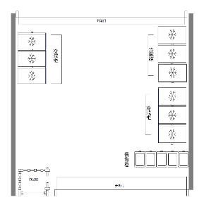 个体零售批发平面设计图（含冷藏冷冻图）