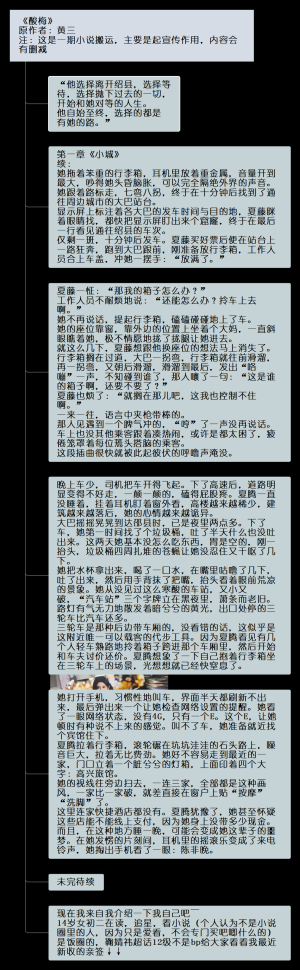 《酸梅》②原作者：黄三