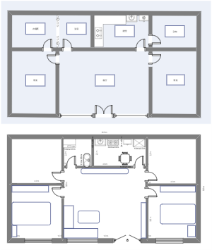 房屋平面布置图