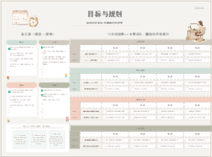 高效生活规划系统：目标管理、学习成长与财务健康全追踪