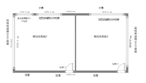 酒店包厢平面图