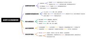 退烧药与发烧健康管理思维导图