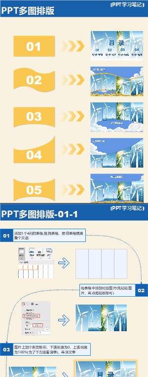 PPT学习-多图排版演示