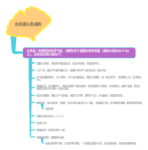 台风是么形成的