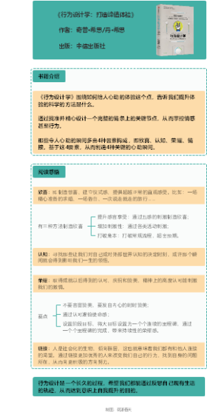 《行为设计学：打造峰值体验》读书笔记