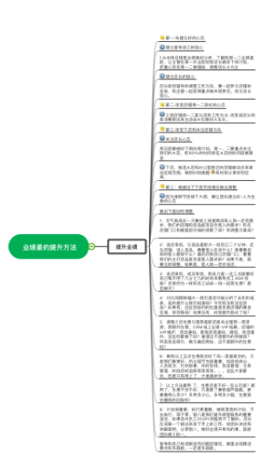 业绩差的提升方法