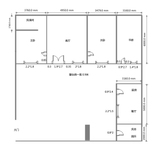 自建房平面布置图