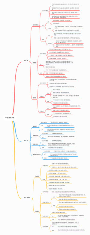 影像中枢神经系统思维导图