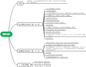 角色游戏案例分析思维导图