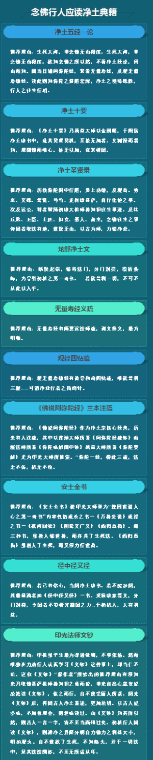 印光大师推荐：念佛行人应读的10本净土典籍